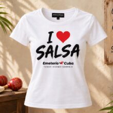 Tričko I love Salsa dámske
